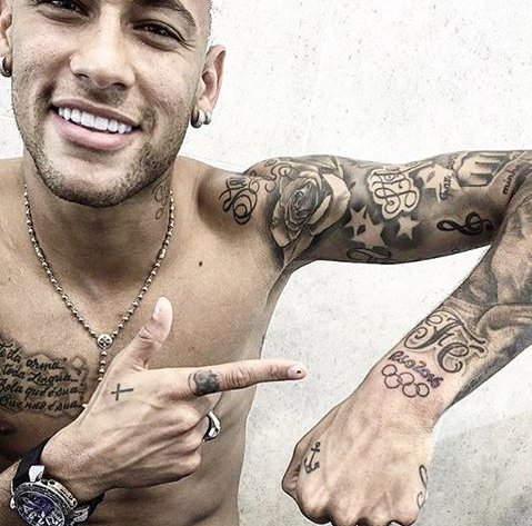 Neymar Faz Tatuagem Em Homenagem Conquista Nos Jogos Ol Mpicos