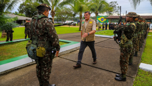 Ministro da Defesa, Paulo Sergio Nogueira de Oliveira, acompanhou as ações da Operação Ágata Norte 202