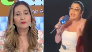 Gkay critica Sônia Abrão e abandona entrevista: ‘Programa de m*rda’