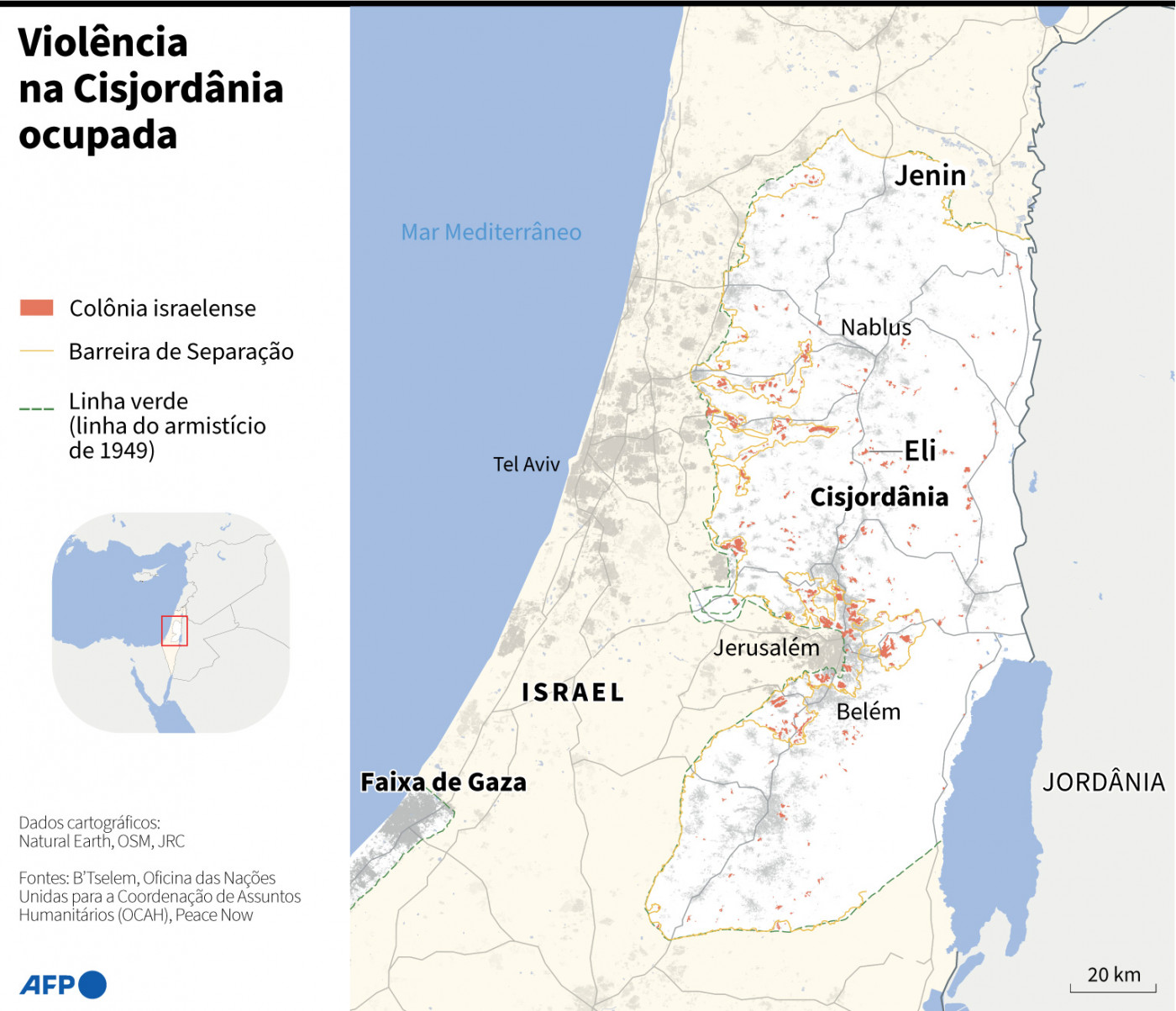 Israel faz maior incursão na Cisjordânia em 20 anos e mata ao menos