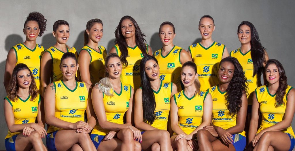 Seleção Brasileira Feminina De Volei Treino Da Selecao Brasileira