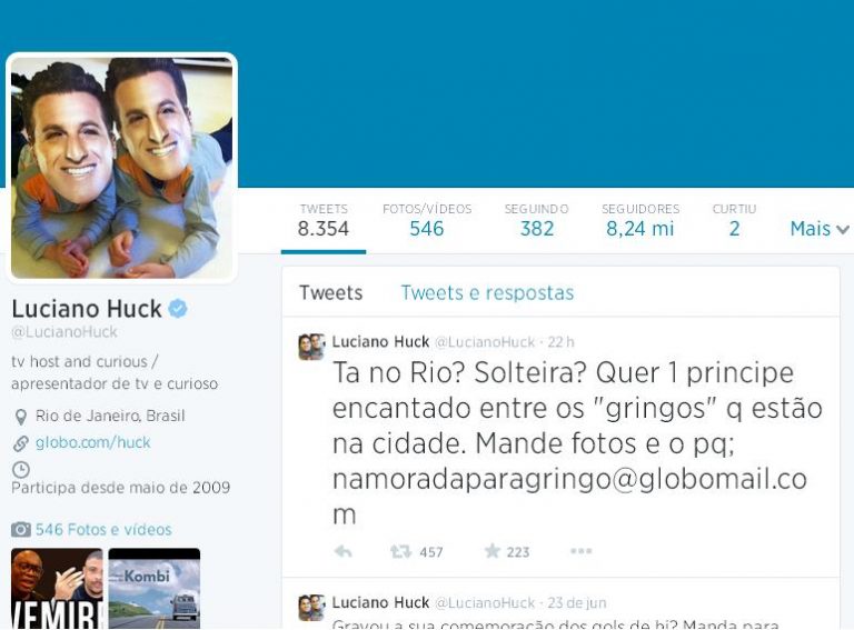 Luciano Huck é acusado de incentivar o turismo sexual em ...