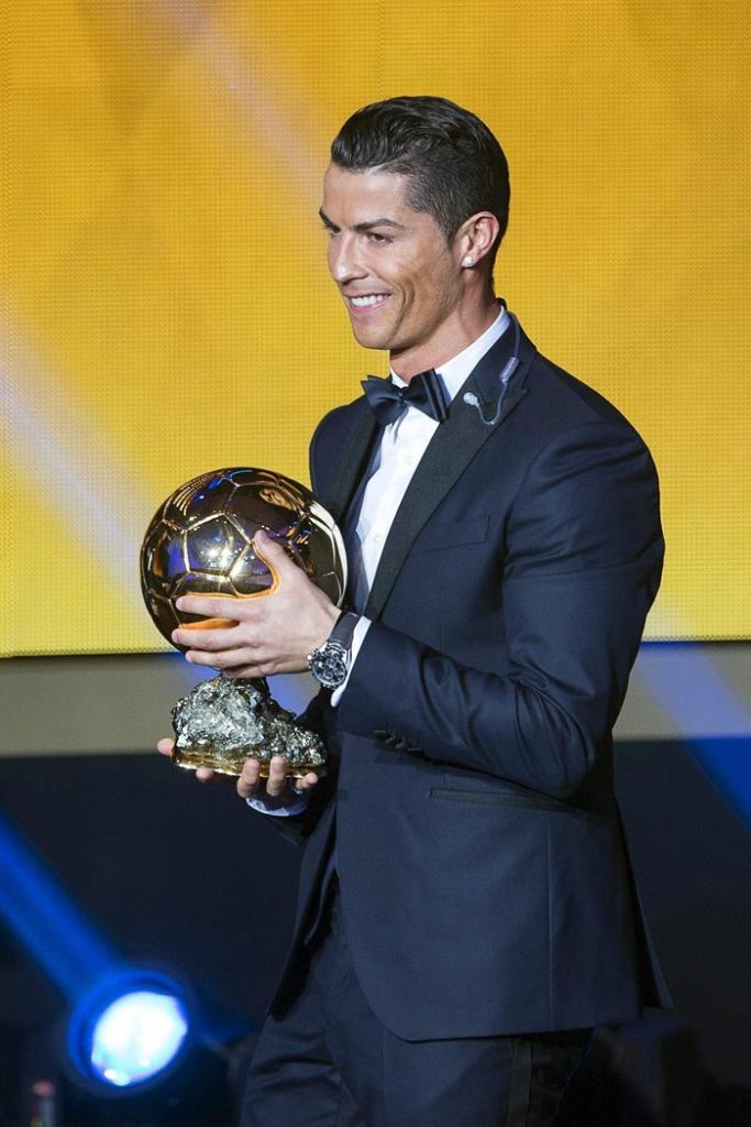 Cristiano Ronaldo é eleito o melhor jogador do mundo