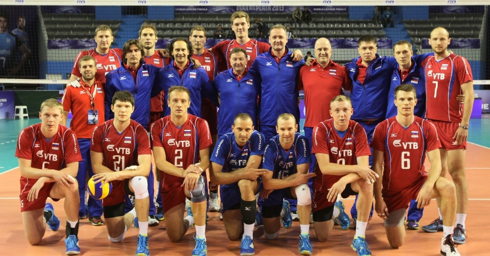 Atual campeão olímpico na quadra no masculino, vôlei russo é