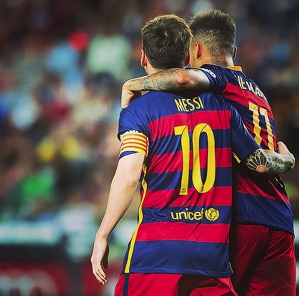 Lionel Messi e Neymar jogaram juntos no Barcelona de 2013 a 2017