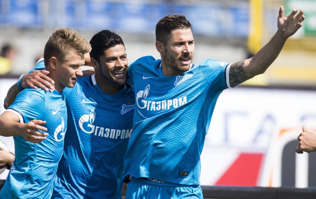 Hulk marca, Zenit vence fora de casa e vira líder do Campeonato