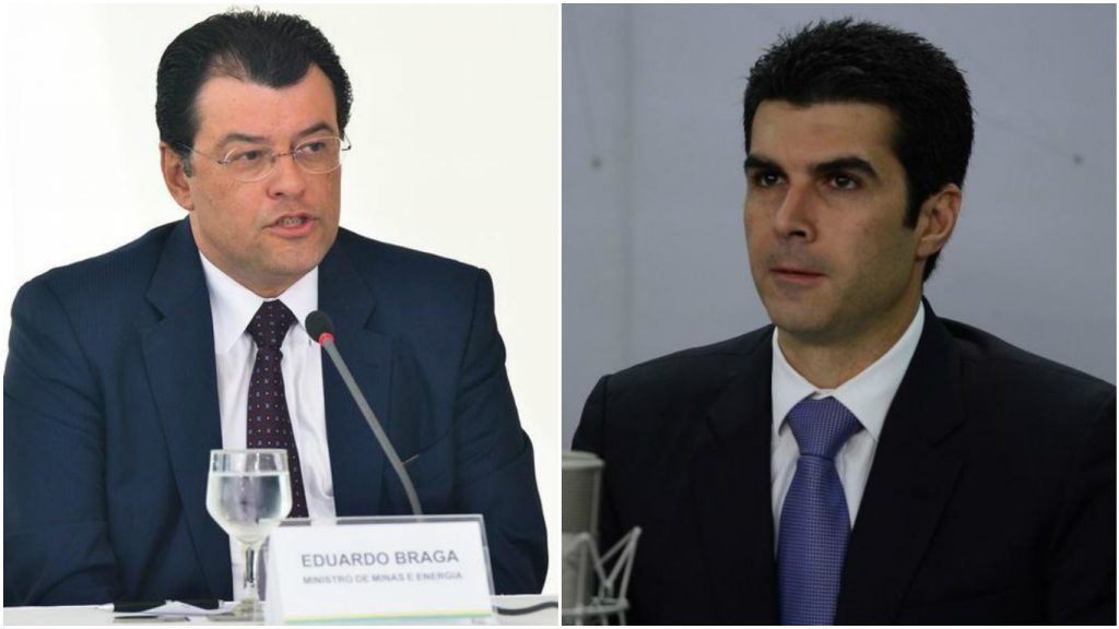 Ministros Eduardo Braga e Helder Barbalho, do PMDB 