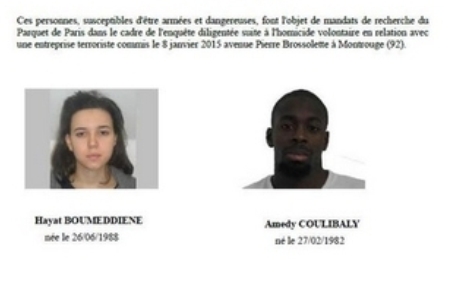 Divulgação/Polícia francesa