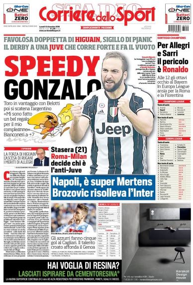 Reprodução / Corriere dello Sport