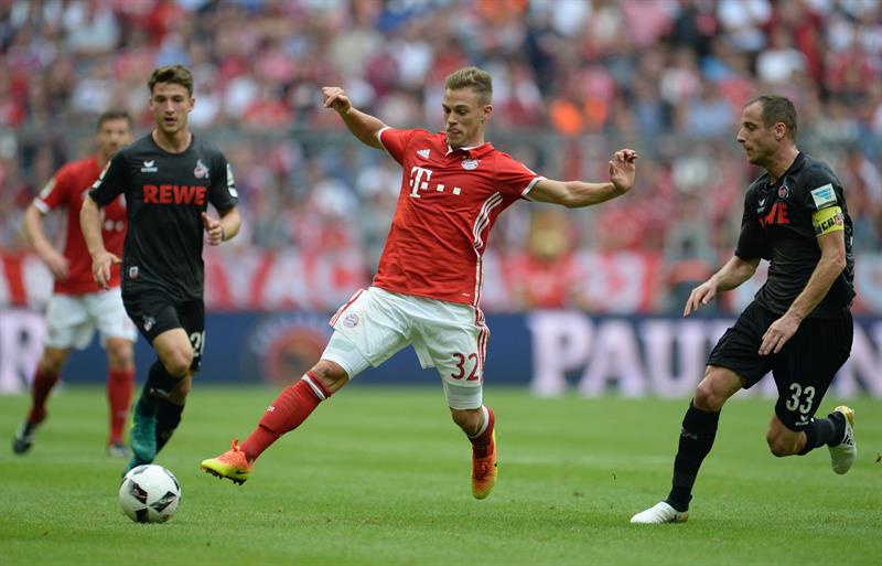 Kimmich em ação com a camisa do Bayern de Munique