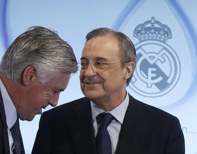 Florentino Pérez é o presidente do Real Madrid