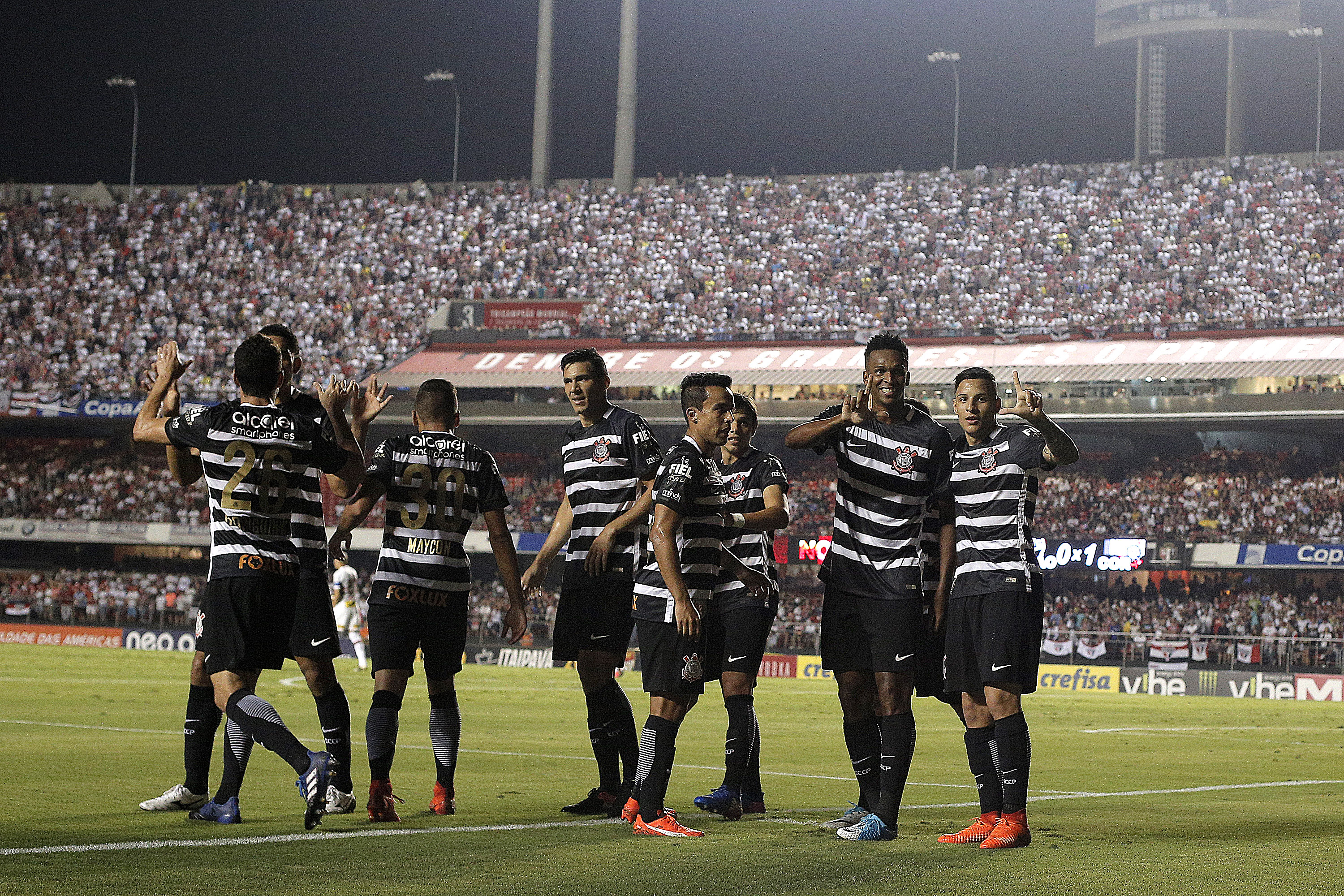 Jô durante a semifinal do Campeonato Paulista de 2022