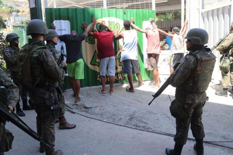 Ocupação do Exército na Favela da Rocinha, no Rio de Janeiro