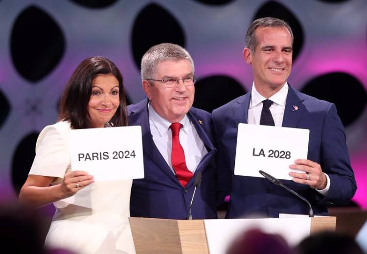 Los Angeles anuncia logo da candidatura aos Jogos de 2024