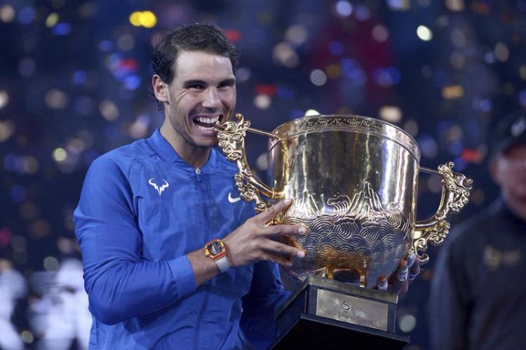 Espanhol Rafael Nadal chegou ao sexto título em 2017