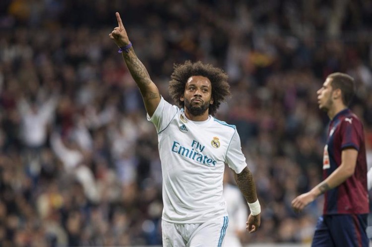 Marcelo deixou o dele na vitória do Real Madrid contra o Eibar
