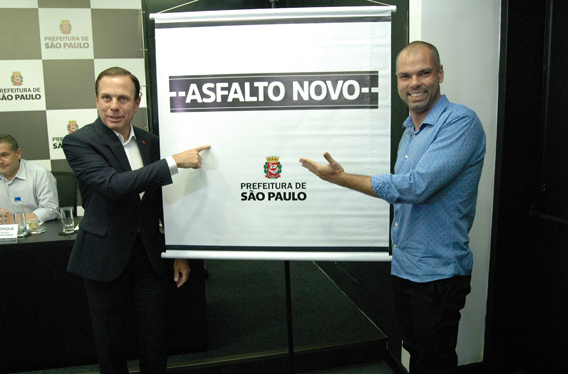 Prefeito de São Paulo, João Doria, apresenta a nova etapa do programa Asfalto Novo