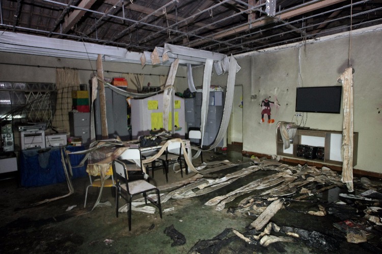 Creche Municipal Gente Inocente ficou completamente destruída após incêndio