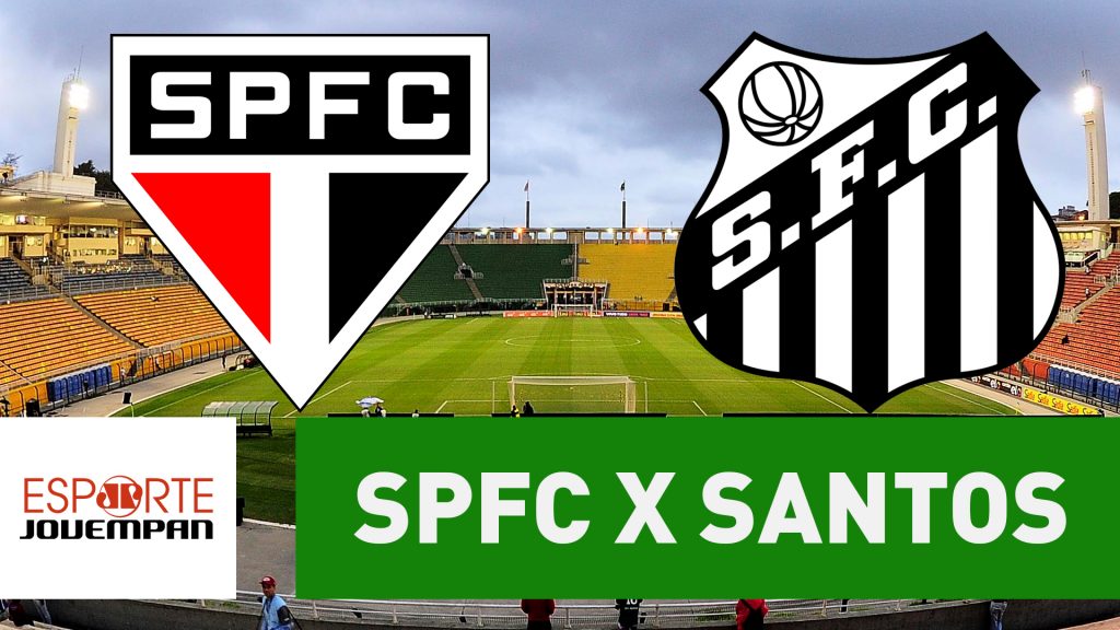São Paulo x Santos o jogo ao vivo na Jovem Pan Jovem Pan