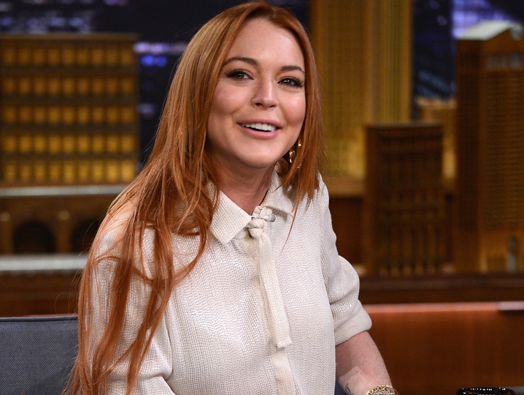 Lindsay Lohan no talk show do Jimmy Fallon