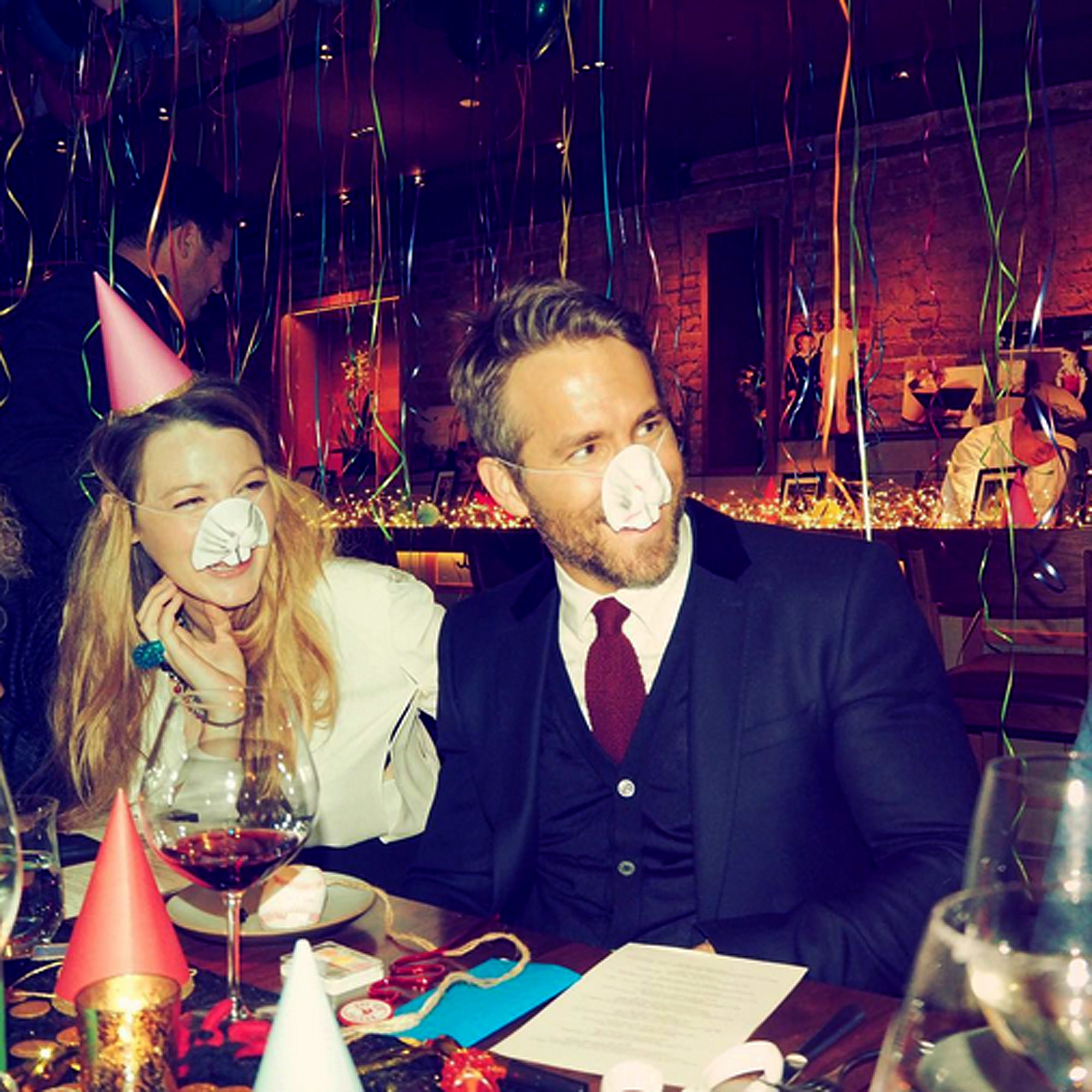 ryan reynolds e blake lively aniversário