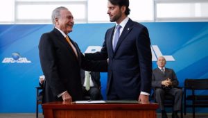 Alexandre Baldy toma posse como novo Ministro das Cidades, no Palácio do Planalto