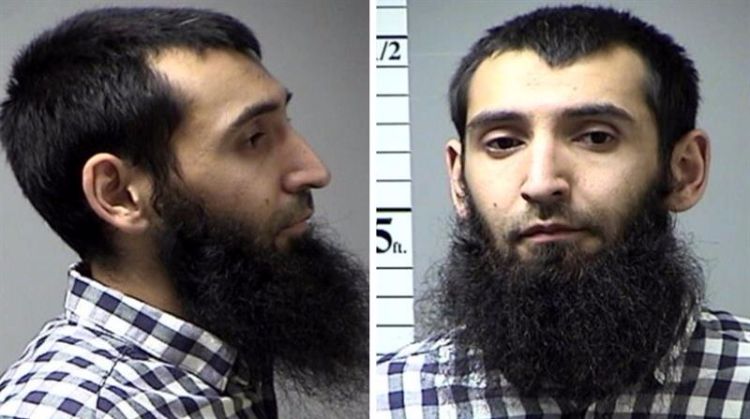 Terrorista Sayfullo Saipov é fichado pela Polícia de Nova York