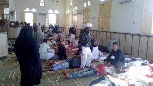 Ataque terrorista contra uma mesquita a oeste da cidade de Al Arish deixa 54 mortos e 75 feridos