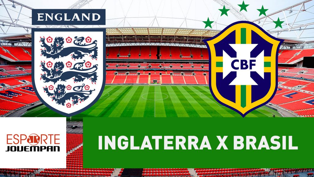 Brasil x Inglaterra o jogo ao vivo na Jovem Pan Jovem Pan
