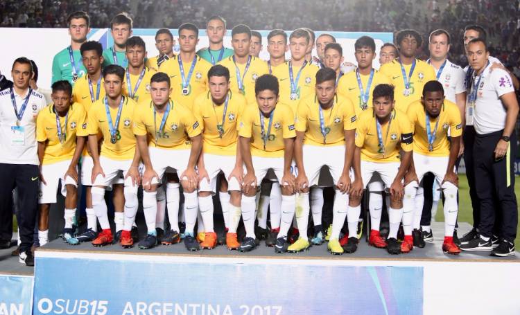 Brasil vence Argentina e é campeão sul-americano sub-17