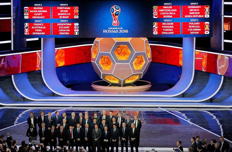 Sorteio da Copa do Mundo Rússia 2018: veja como ficaram os grupos