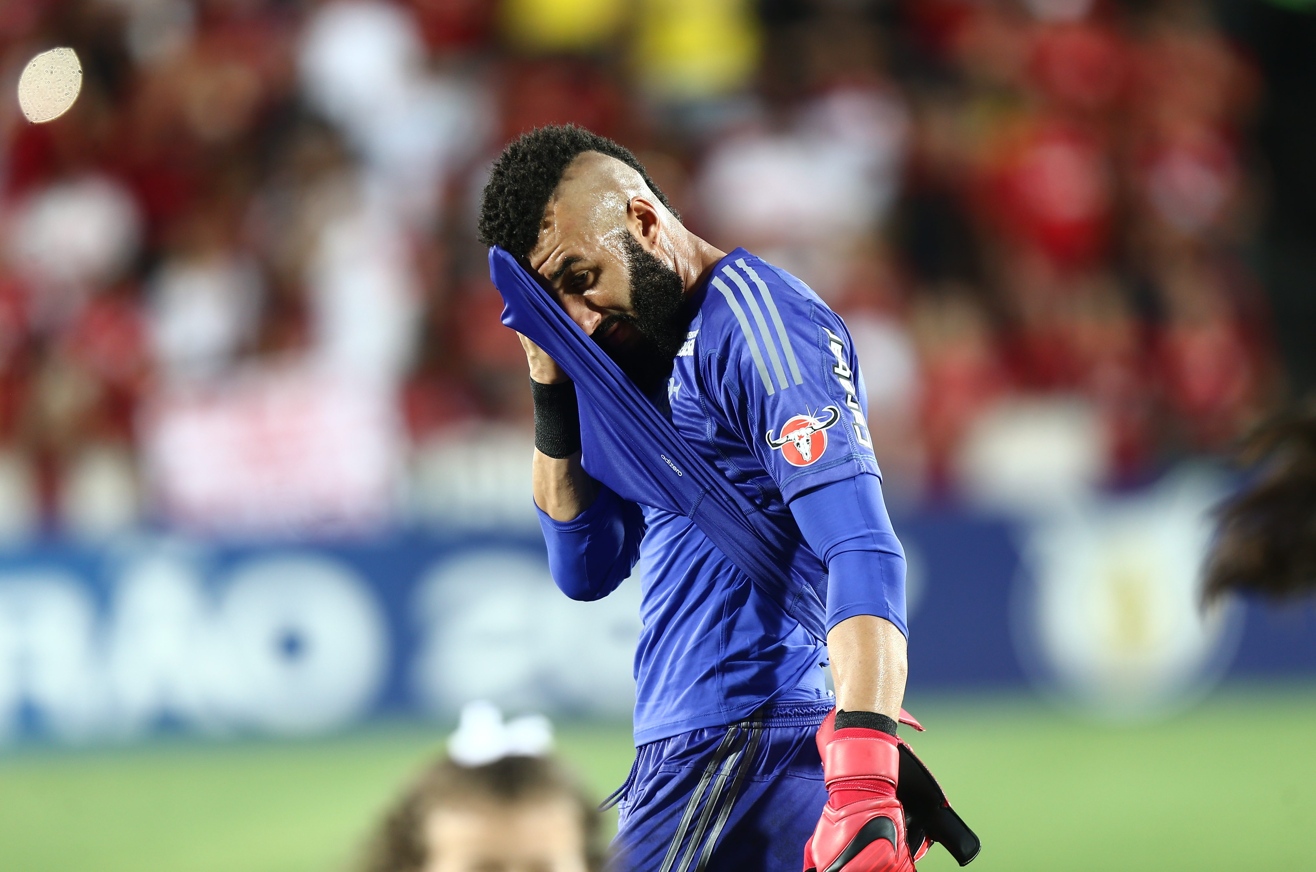 O goleiro Alex Muralha quando jogava no Flamengo