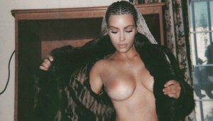 Kim Kardashian topless