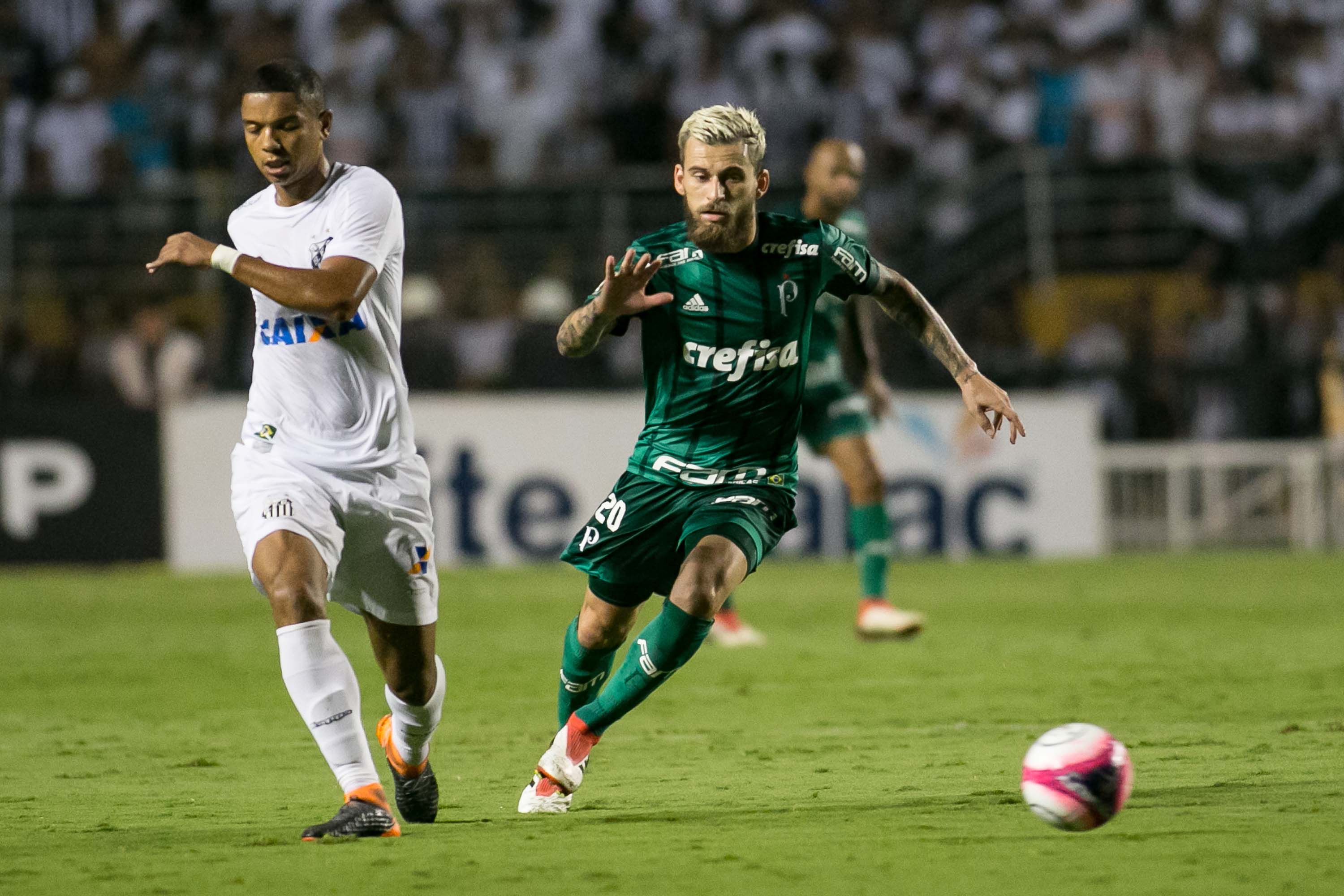 Lucas Lima, David Braz, Palmeiras, Santos