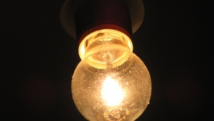 lâmpada acesa