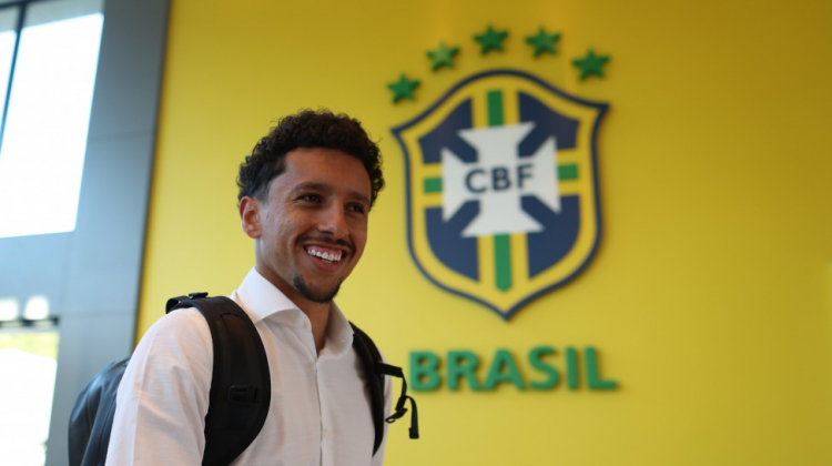 Marquinhos é titular da seleção brasileira