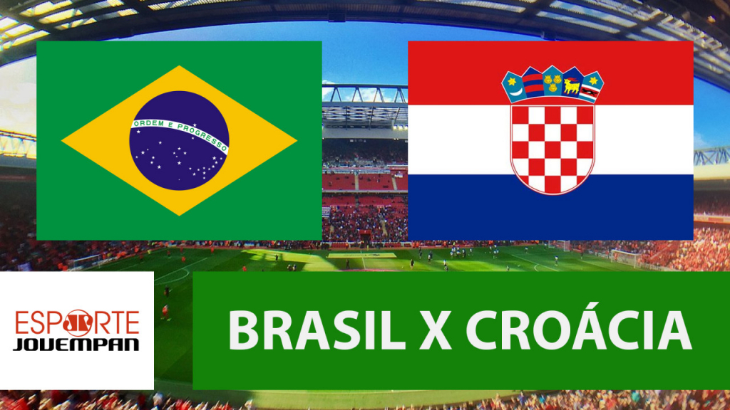 Brasil x Croácia: acompanhe o jogo ao vivo na Jovem Pan
