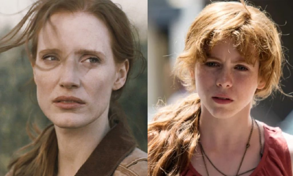 Jessica Chastain mostra semelhança com Sophia Lillis de “It: A coisa”