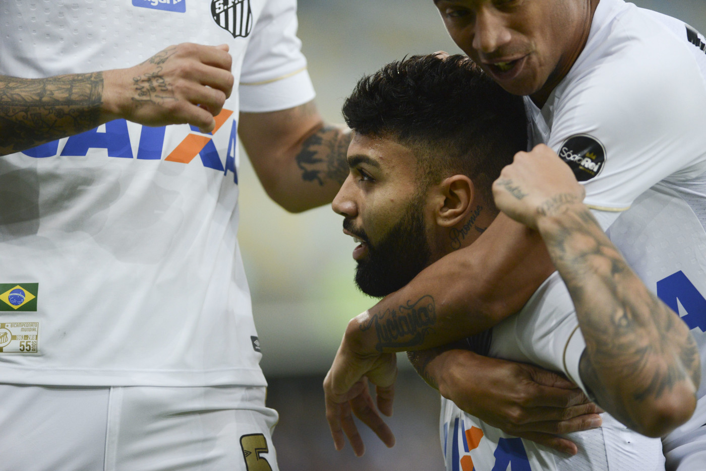 Gabriel comemora gol durante Vasco x Santos realizada no Rio de Janeiro pela 22ª rodada do Campeonato Brasileiro, no Maracanã, neste sábado (01), no Rio de Janeiro, RJ.