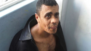 Adélio Bispo preso, logo após dar facada em Bolsonaro
