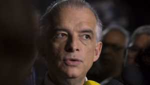 O ex-governador de São Paulo Márcio França falando em entrevista à Jovem Pan