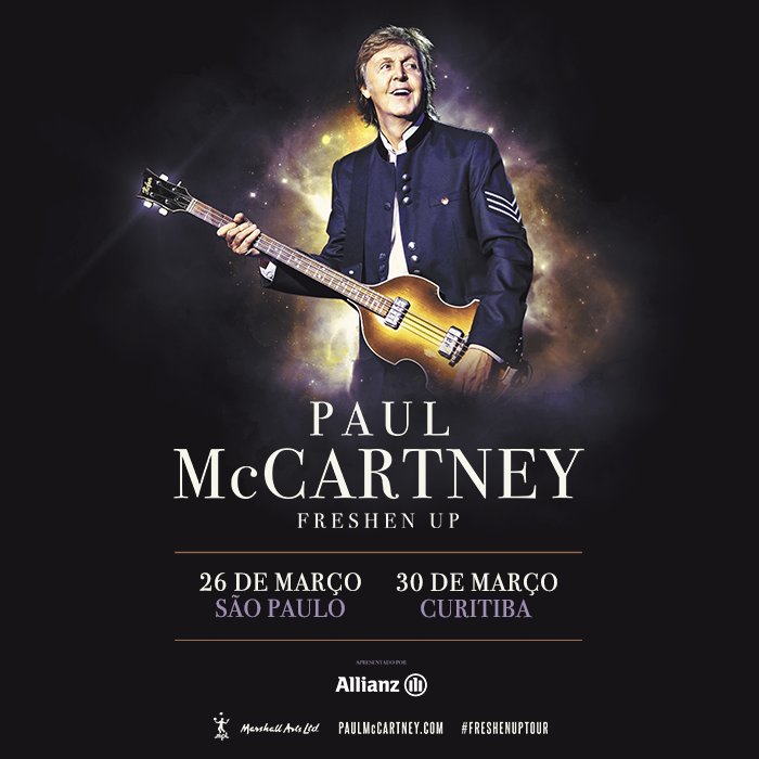 Paul McCartney confirma shows no Brasil em março Jovem Pan