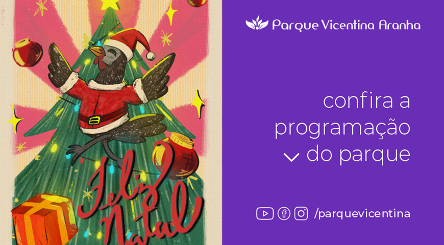 Confira a programação de fim de ano do Parque Vicentina Aranha
