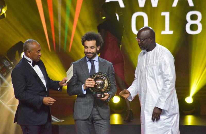 Mohamed Salah melhor jogador africano