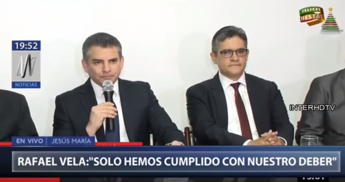 Os promotores peruanos Rafael Vela Barba e José Domingo Pérez foram demitidos na segunda-feira (31) pelo procurador-geral do país, Pedro Chavarry