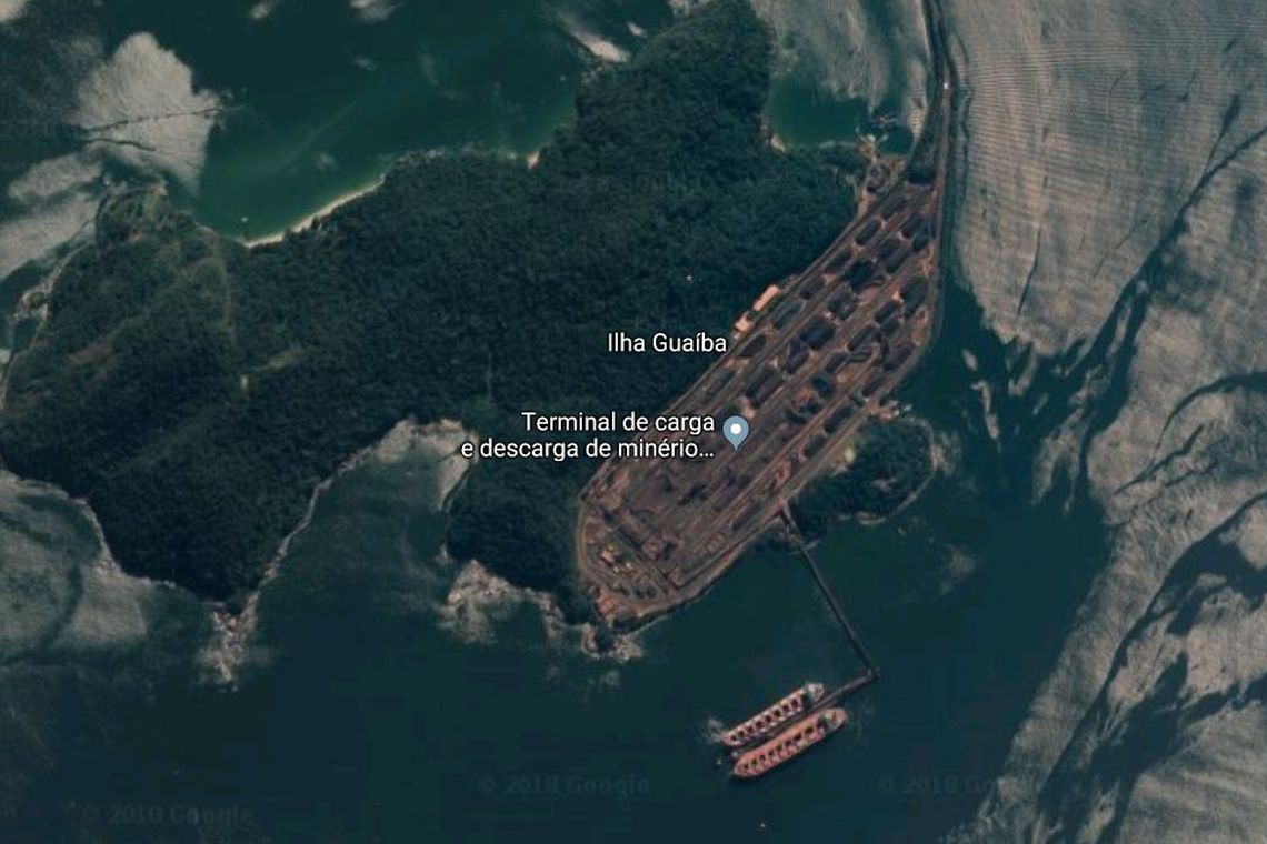 Terminal da Ilha Guaíba (TIG), da Vale, em Mangaratiba, na Costa Verde do Rio de Janeiro
