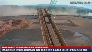 Um vídeo, obtido com exclusividade pela BandNews nesta sexta-feira (1º), mostra o momento exato em que a lama armazenada na barragem da Vale em Brumadinho (MG) avança pela área da mineradora.