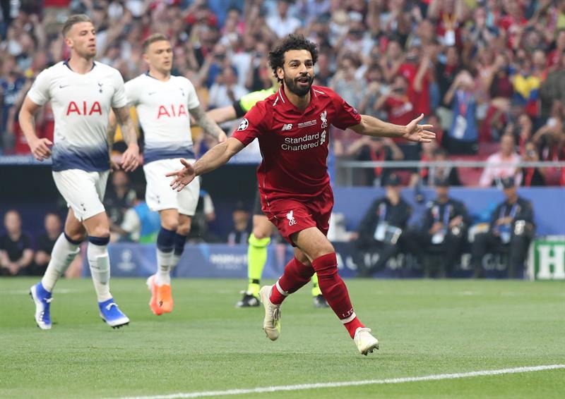 Salah e Origi marcam, Liverpool bate o Tottenham e é campeão da