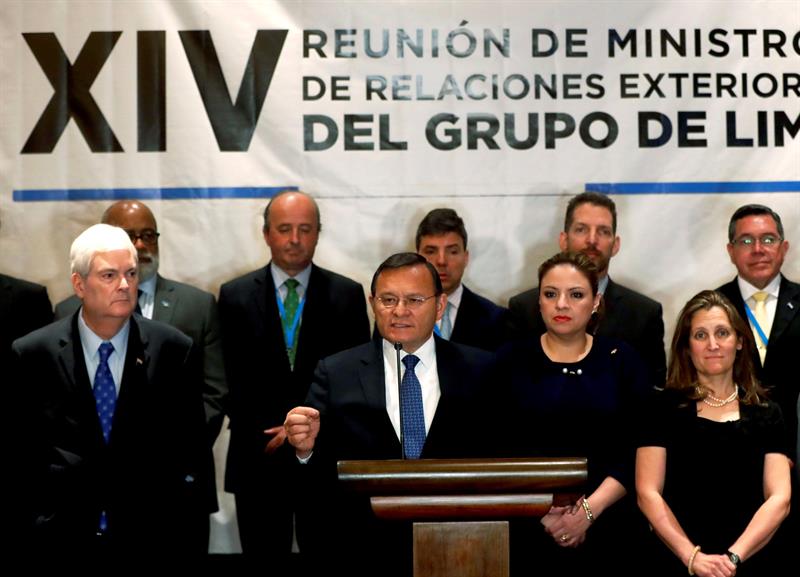 O Grupo de Lima se reuniu nesta quinta-feira (6) na Guatemala para discutir a crise venezuelana