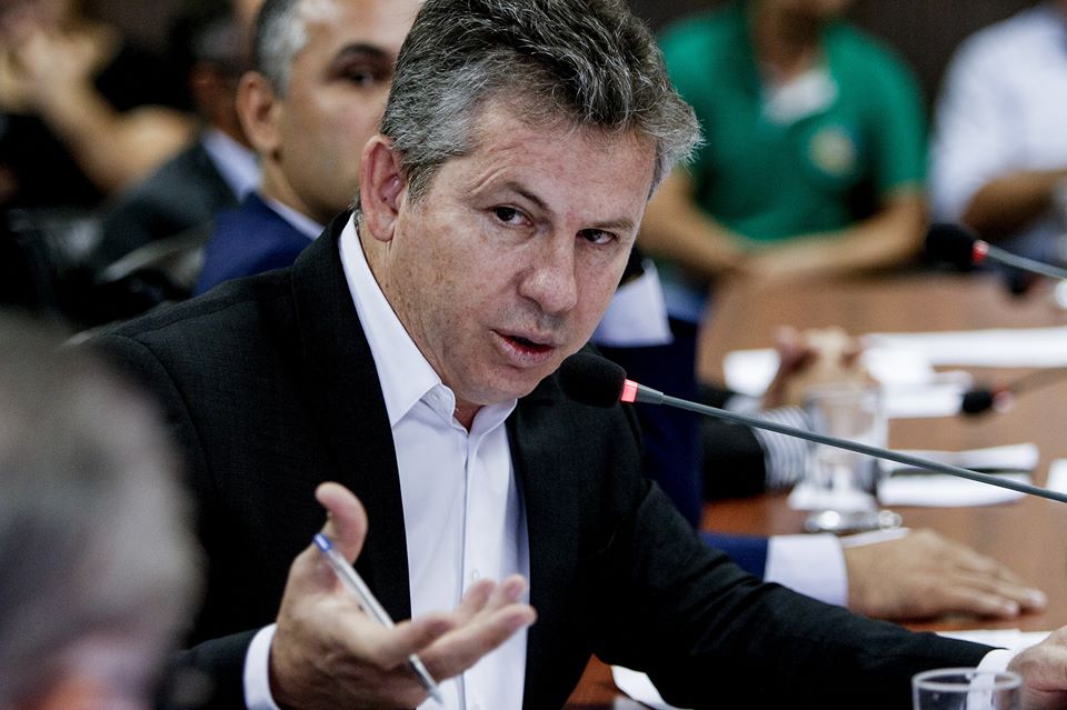 O governador do Mato Grosso, Mauro Mendes (DEM)